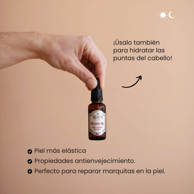 Cómo preparar aceite de rosa mosqueta para el cuidado de la piel